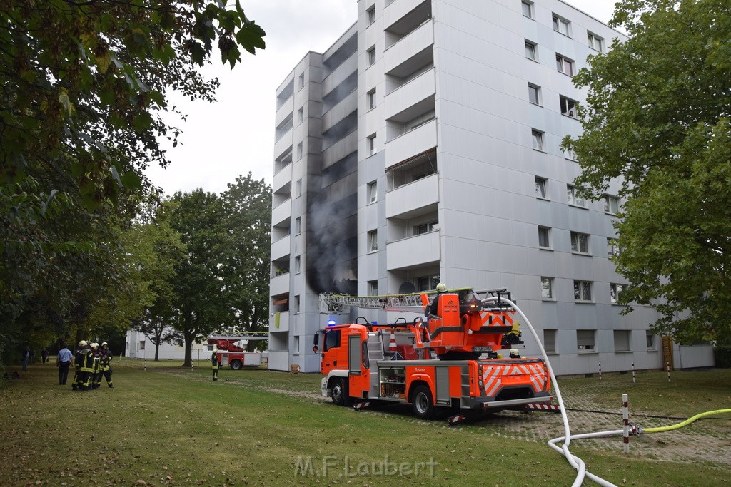 Wieder mal Feuer 3 Koeln Porz Am Urbacher Wall P020.JPG - Miklos Laubert